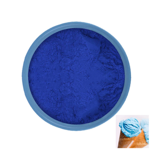 A granel en polvo de espirulina azul